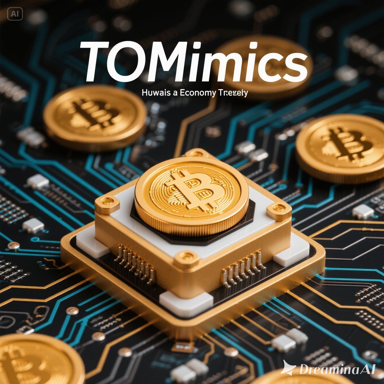 "Ilustrasi tokenomics menampilkan Bitcoin, supply, distribusi, utilitas, insentif, dan burning dalam ekosistem kripto.